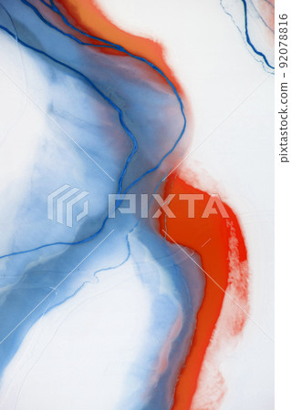 modern art background. abstract epoxy resin painting. Liquid flow texture paint. Green waves with bronze. abstract digital paper fine art pattern. 92078816