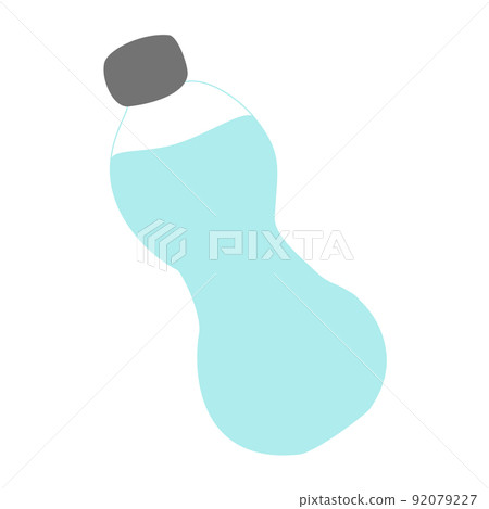 Bottle of water, flat style icon vector - Stock Illustration [92079227 ...