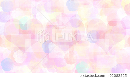 Virtual background Metaverse virtual space heart image background gift pastel background material colorful Virtual background Metaverse virtual space heart image background gift pastel background material colorful 92082225