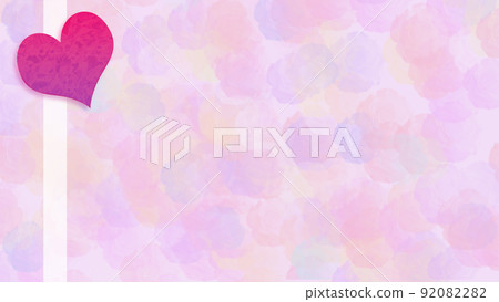 Virtual background Metaverse virtual space heart image background gift pastel background material colorful 92082282