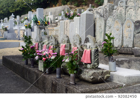 小豆島一號墓地的六地藏 92082450