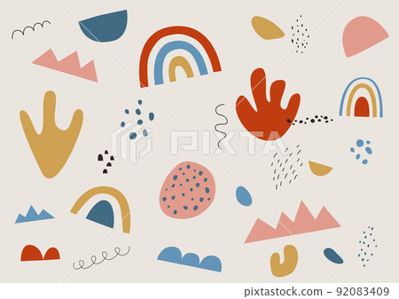 brown abstract pattern illustration brown abstract pattern illustration 92083409