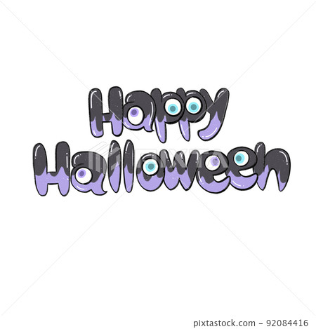 Halloween logo purple 92084416