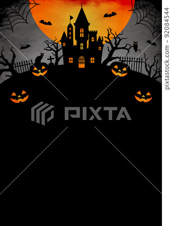 萬聖節/萬聖節肖像海報尺寸模板插圖(無文字) 萬聖節/萬聖節肖像海報尺寸模板插圖(無文字) 92084544