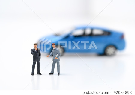 Car image Business talks 2 miniatures 92084898