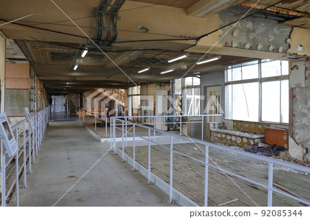 Earthquake Remains Ukedo Elementary School Ruins in Namie Town 92085344