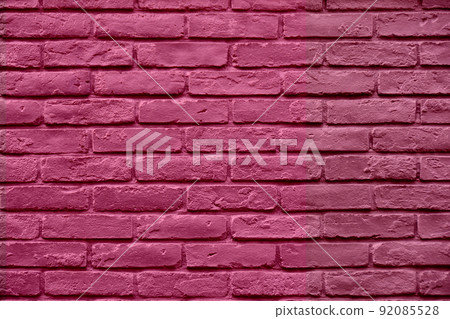 玫瑰色的玫瑰紅，五顏六色的磚牆 92085528