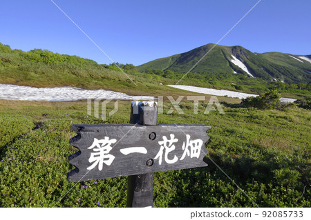 Mt. Midori and Daisetsu Hanabata (Daisetsuzan, Hokkaido) 92085733