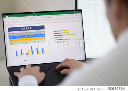 General affairs accounting office work sales office general office work staff spreadsheet graph General affairs accounting office work sales office general office work staff spreadsheet graph 92086864