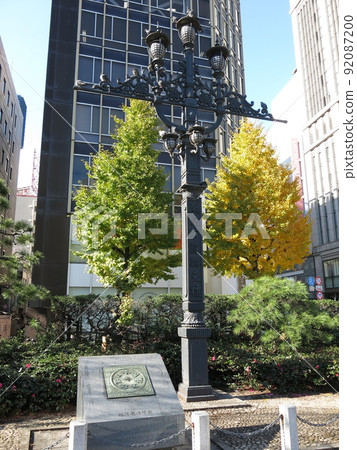 東京日本橋的“原記號廣場”(再現日本國道原記號,東京市道原記號) 東京日本橋的“原記號廣場”(再現日本國道原記號,東京市道原記號) 92087200