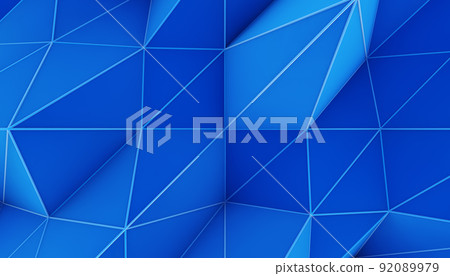 Background blue abstract polygon Background blue abstract polygon 92089979