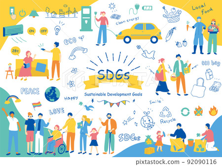 SDGs 可持續社會材料收集 92090116