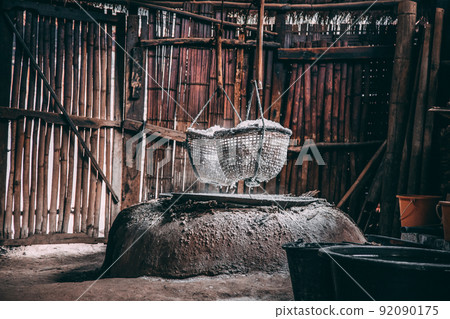 Bo Kluea rock salt well in Bo Kluea Tai, Nan province, Thailand Bo Kluea rock salt well in Bo Kluea Tai, Nan province, Thailand 92090175