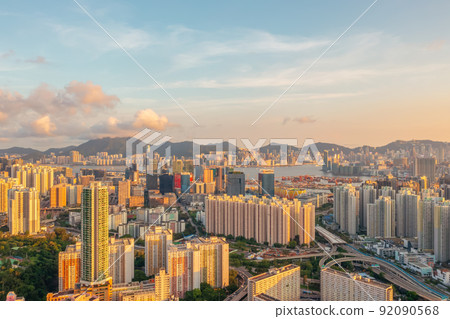 the Residential area at east kowloon, hong kong 3 May 2022 the Residential area at east kowloon, hong kong 3 May 2022 92090568