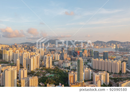 the Residential area at east kowloon, hong kong 3 May 2022 the Residential area at east kowloon, hong kong 3 May 2022 92090580