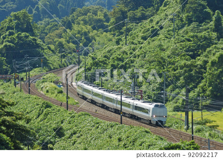 Hokuriku Main Line Kurikara-Isurugi JR West 681 series T07 organization (Kanazawa) Thunderbird 92092217