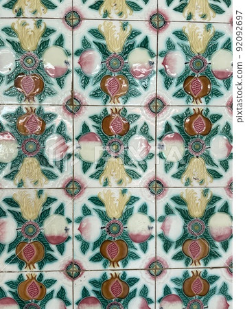 Asian retro tiles Asian retro tiles 92092697
