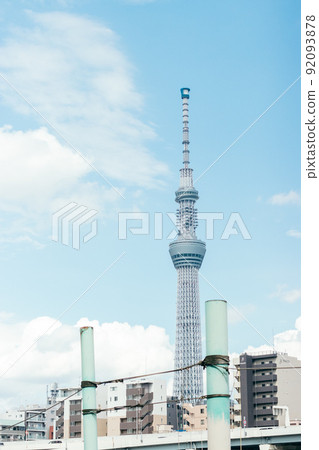 晴天的東京晴空塔 晴天的東京晴空塔 92093878