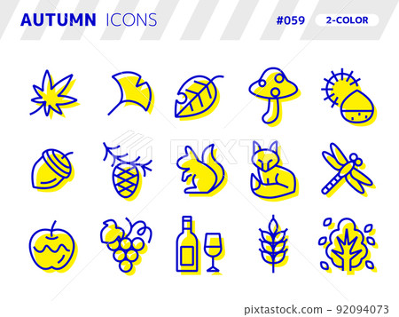 與fall_059相關的雙色風格圖標集 92094073