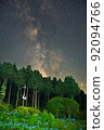 Hydrangea Garden and Milky Way Takano Ryujin Skyline Katsuragi Town, Wakayama Prefecture 92094766