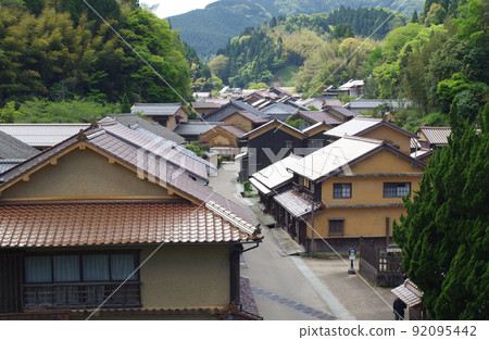 Scenery of the cityscape of the Omori district where the silver mine is located Scenery of the cityscape of the Omori district where the silver mine is located 92095442