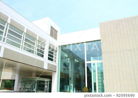 岐阜市風景、岐阜縣立圖書館 岐阜市風景、岐阜縣立圖書館 92095690