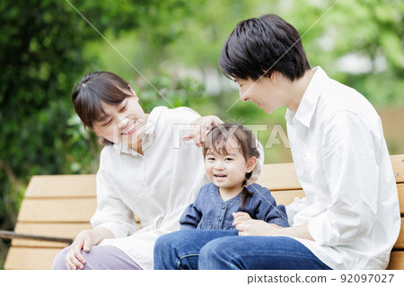 Family outdoors Family outdoors 92097027
