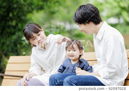Family outdoors Family outdoors 92097028
