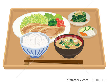 豬肉薑烤套餐連托盤 92101008