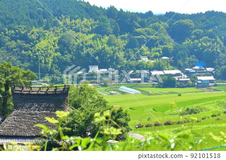 《Osaka Prefecture》 Nose Town Hase Tanada and Rural Scenery 《Osaka Prefecture》 Nose Town Hase Tanada and Rural Scenery 92101518