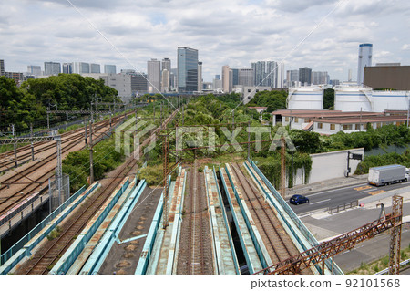 Ruined atmosphere Shinagawa-ku Yashio suspended freight line 92101568