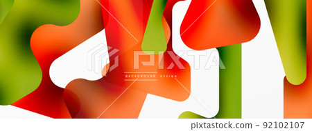 Colorful bright abstract shapes composition. Digital web futuristic template for wallpaper, banner, background, card, book Illustration, landing page Colorful bright abstract shapes composition. Digital web futuristic template for wallpaper, banner, background, card, book Illustration, landing page 92102107