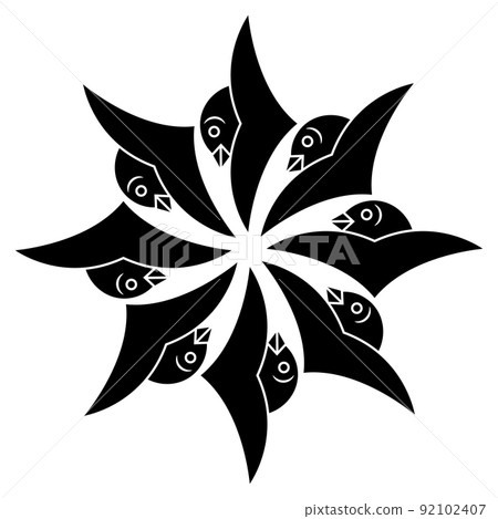 這是一個家族的徽章。它被稱為八輪金車。 這是一個家族的徽章。它被稱為八輪金車。 92102407