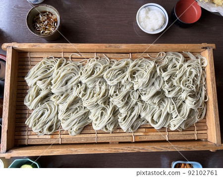 Hegi soba noodles, a specialty of Niigata Hegi soba noodles, a specialty of Niigata 92102761