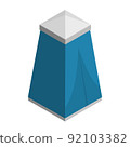 Disaster prevention manhole toilet isometric emergency toilet 92103382