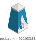 Disaster prevention manhole toilet isometric emergency toilet 92103383