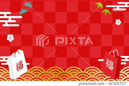 福袋和青海浪日式新年首發橫幅 92103727
