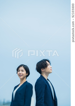 Business blue sky suit 92103800