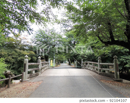 Yuki Castle Ruins Crescent Bridge Yuki Castle Ruins Crescent Bridge 92104107