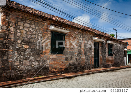 Antique house at the historical city of Mariquita founded in 1551 Antique house at the historical city of Mariquita founded in 1551 92105117