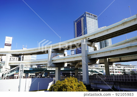 Scenery around the east exit of Yokohama Station Scenery around the east exit of Yokohama Station 92105983