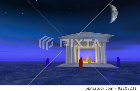 The temple mists The temple mists 92108231