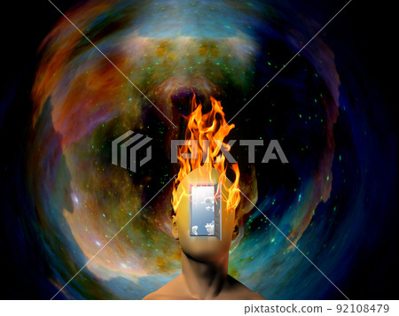 Burning head 92108479