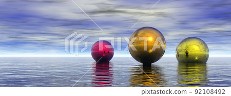 Colorful spheres Colorful spheres 92108492