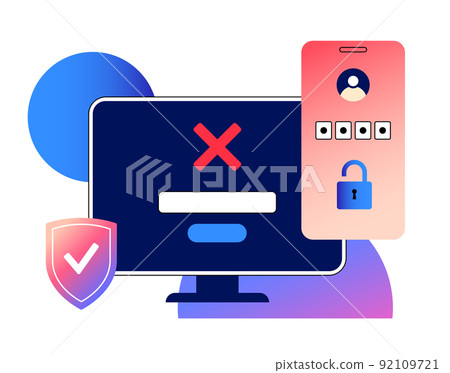 Access denied notification Access denied notification 92109721