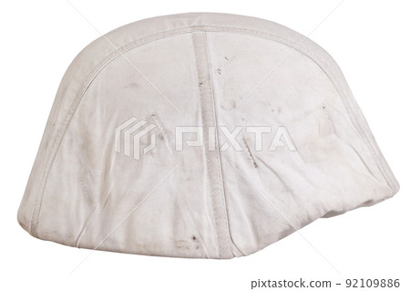 German nazi army helmet with white camouflage cover, type winter, helmet M35, M40, M42. German nazi army helmet with white camouflage cover, type winter, helmet M35, M40, M42. 92109886