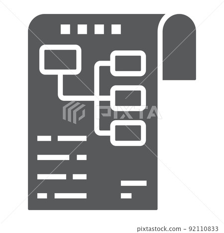 Planning glyph icon, development and business, business plan sign vector graphics, a solid pattern on a white background, eps 10. Planning glyph icon, development and business, business plan sign vector graphics, a solid pattern on a white background, eps 10. 92110833