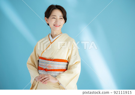 和服色素色日期領 92111915