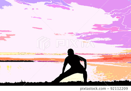 Exercise in the sun! 92112209