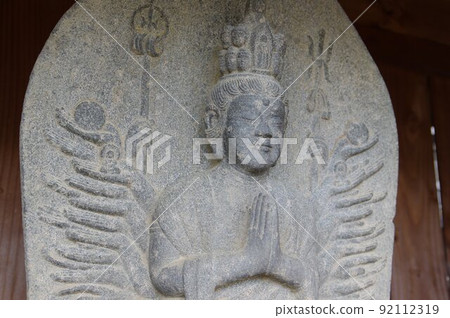 信州伊那高遠寺 建福寺高遠大師 守谷貞治的石佛（西國觀音朝聖） 92112319